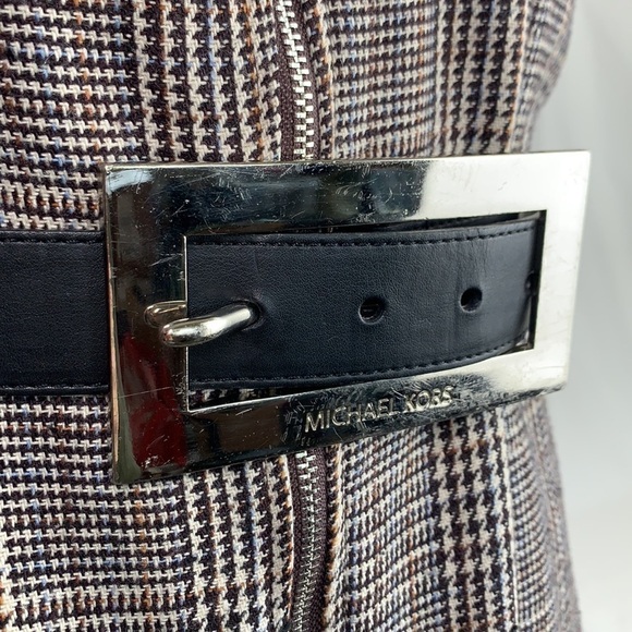 Michael Kors Reversible Belt - Black/Metallic Rose Gold Faux Leather, Sz Medium - Picture 8 of 10